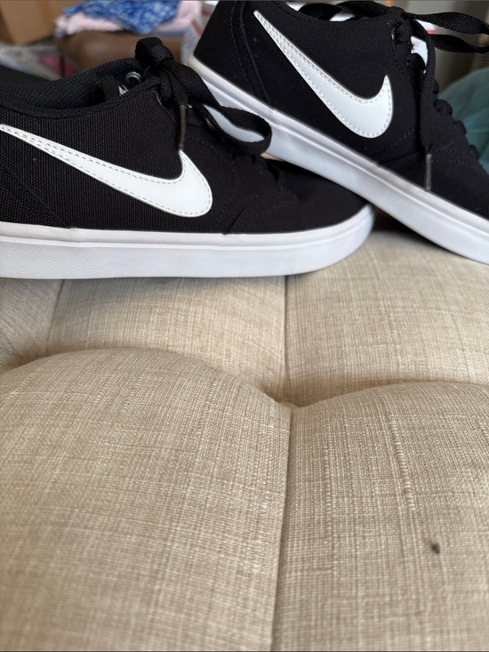 Nike Shoes - Nike SB Check Black Sneakers with White Swoosh